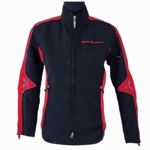 Harley-Davidson Soft Shell Black Nylon Zip-up Jacket (Size XS)